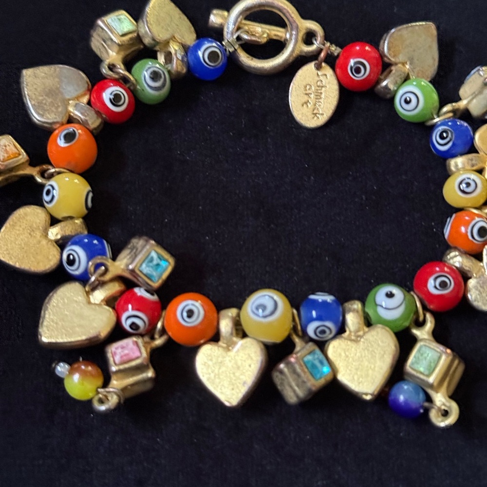 Colorful Evil Eye Charm Bracelet